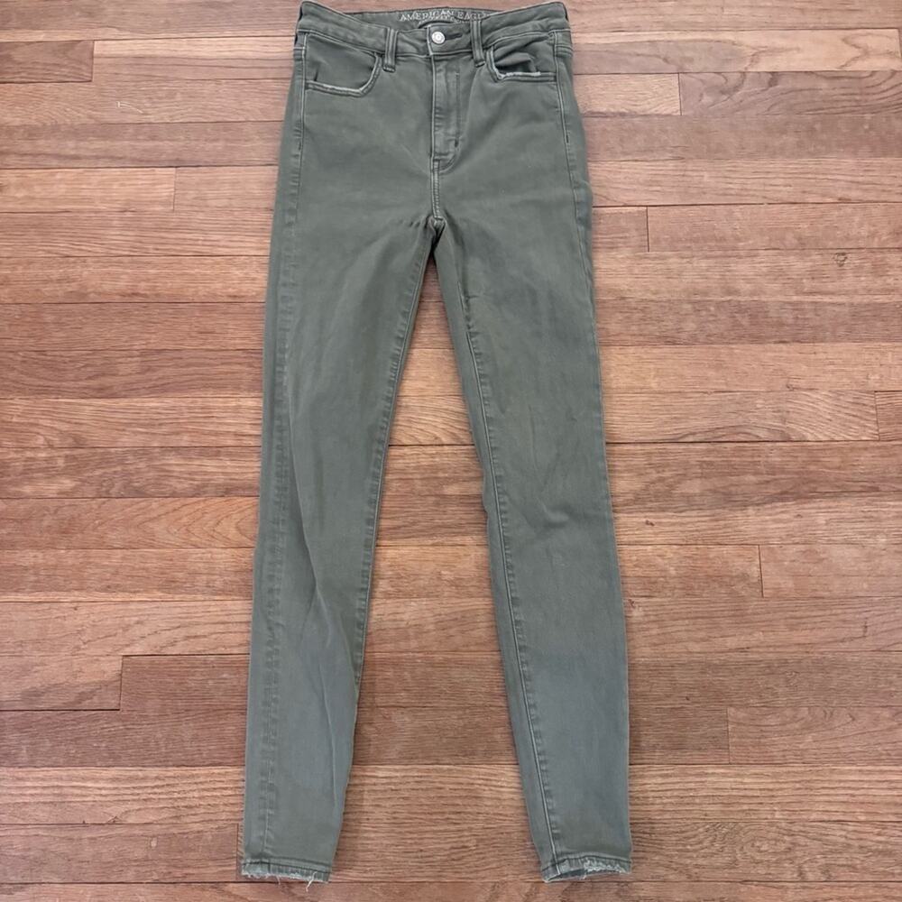 American Eagle Super Hi-Rise Jeggings pants size 2
b78